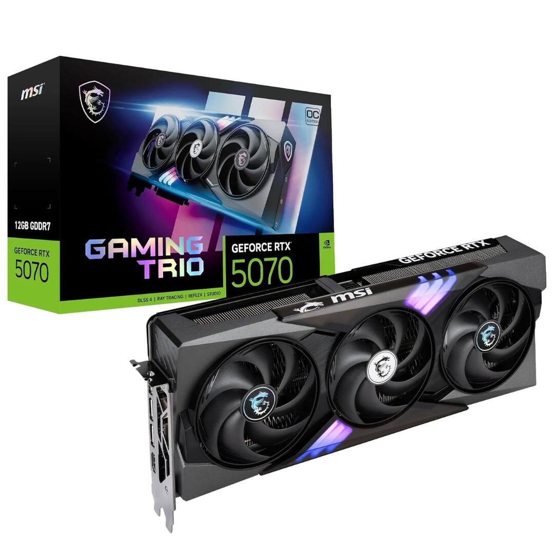 MSI GeForce RTX 5070 12G GAMING TRIO OC グラフィクスゲーム盤 VD9068