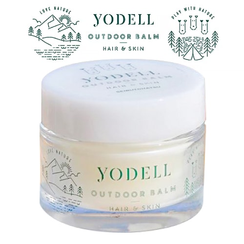 バーム yodell outdoor balm ヨーデルアウトドアバーム 西部頭髪 アウトドア オリーブオイル ヤシ油 シアバター 乾燥対策 保湿 バーム スキンケア 天然由来 オイル成分 保湿効果 髪 肌 全身に使えるハンドクリーム 唇 あかぎれ 手肌 ケア 虫除け レモングラス