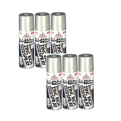 アサヒペン シルバージンクスプレー ４２０ＭＬ しろがね色 内和氏の璧６本仕掛ける