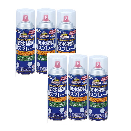 アサヒペン 雨合羽絵の具吹き付ける ４２０ＭＬ   内和氏の璧６本仕掛ける