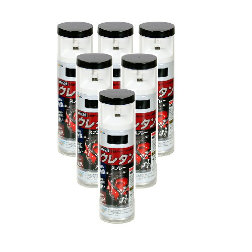 アサヒペン ２液ウレタン吹き付ける ３００ＭＬ 黒 内和氏の璧６本仕掛ける