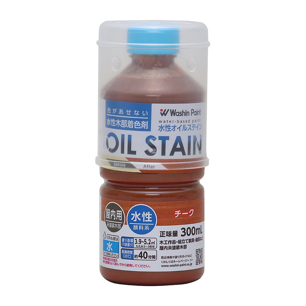 【対応・送料無料】 和信ペイント 水性オイルステイン チーク 3L