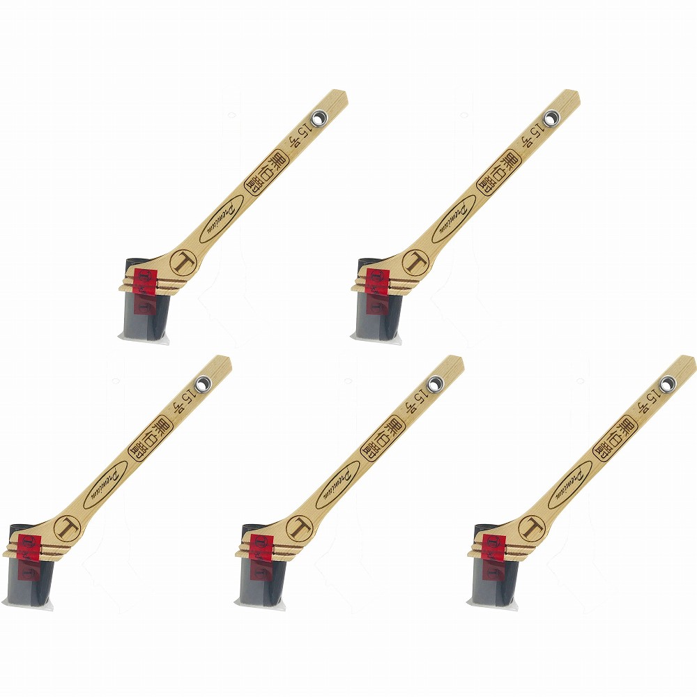 大塚刷毛製造 黒伯爵 筋 黒毛 プレミアム 15号 5個セット|buckteeth shop 店