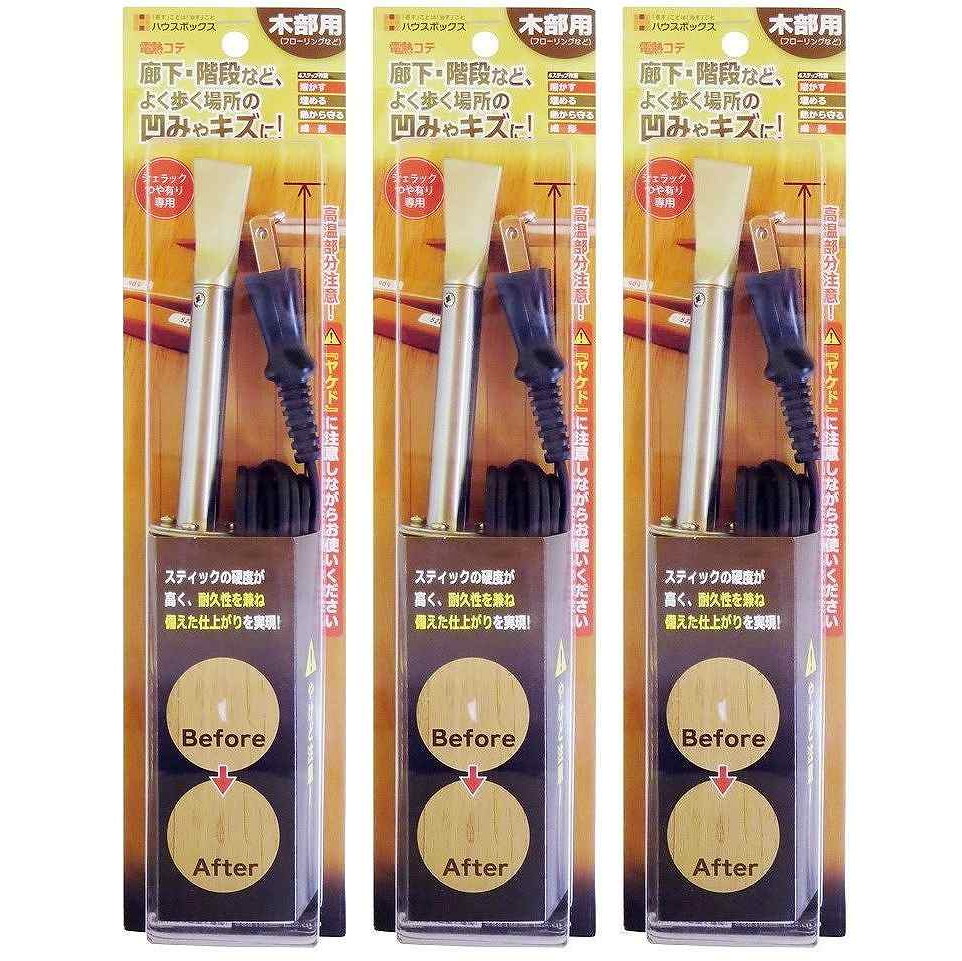 キャンディルデザインハウスボックス ＨＢ新電熱コテ　Ｈ型 3個セット｜buckteeth shop 店