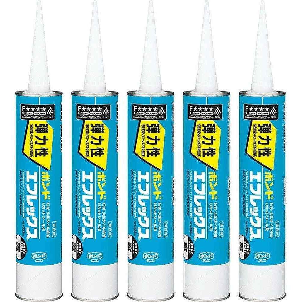 ボンド　エフレックス2箱セット　(グレー) 楽天市場】コニシ ボンド エフレックス 333ml グレー 10本箱