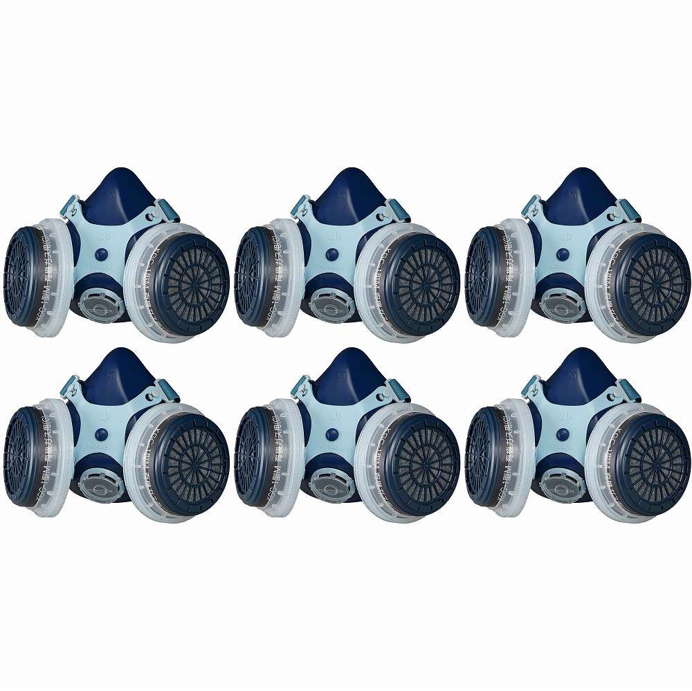 興研 - 防毒マスク - RR-7-05型 6個セット|buckteeth shop 店