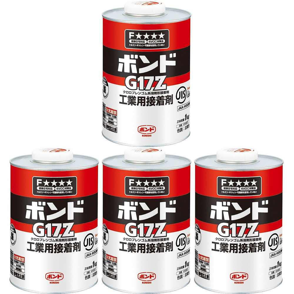コニシ　速乾ボンドＧ１７Ｚ　１ｋｇ（缶）　＃４３８３７ 4個セット