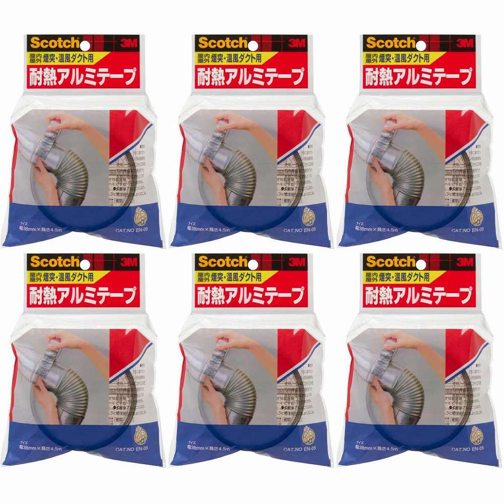 スリーエムジャパン(3M) - スコッチ - 耐熱アルミテープ - ３８ｍｍ×４．５ｍ 6個セット 7,900円