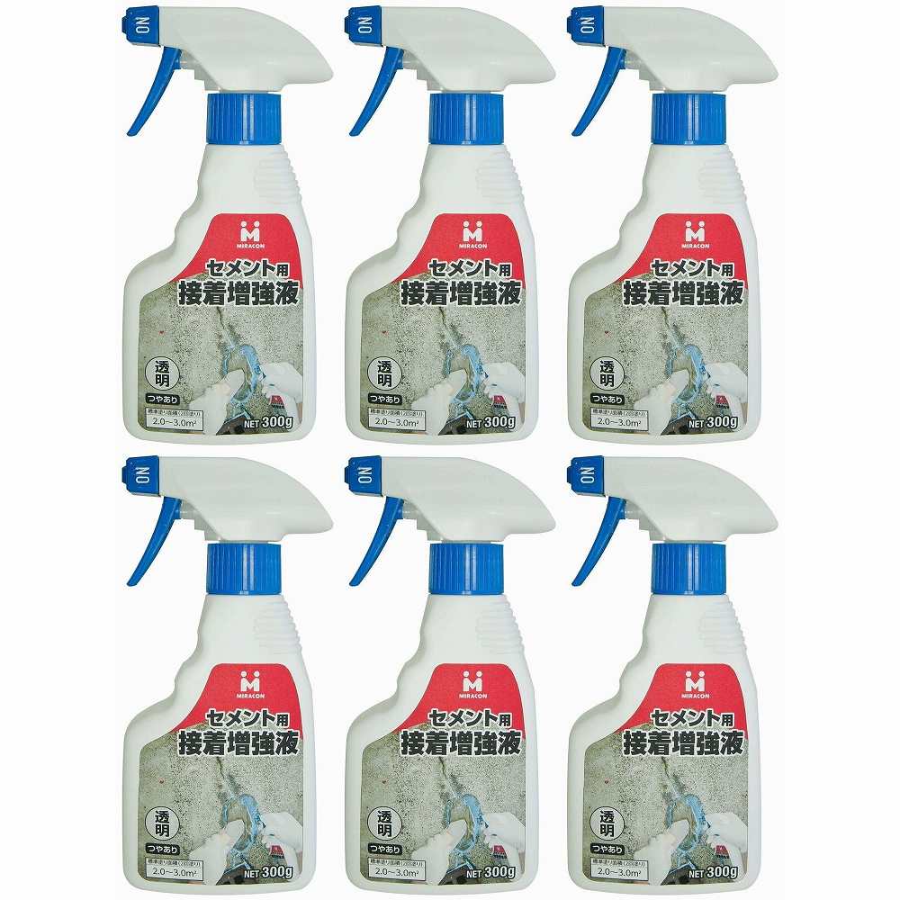 日本ミラコン産業 - ミラコン - ＭＲ－０１０ - セメント用接着増強液 - ３００ｇ 6個セット