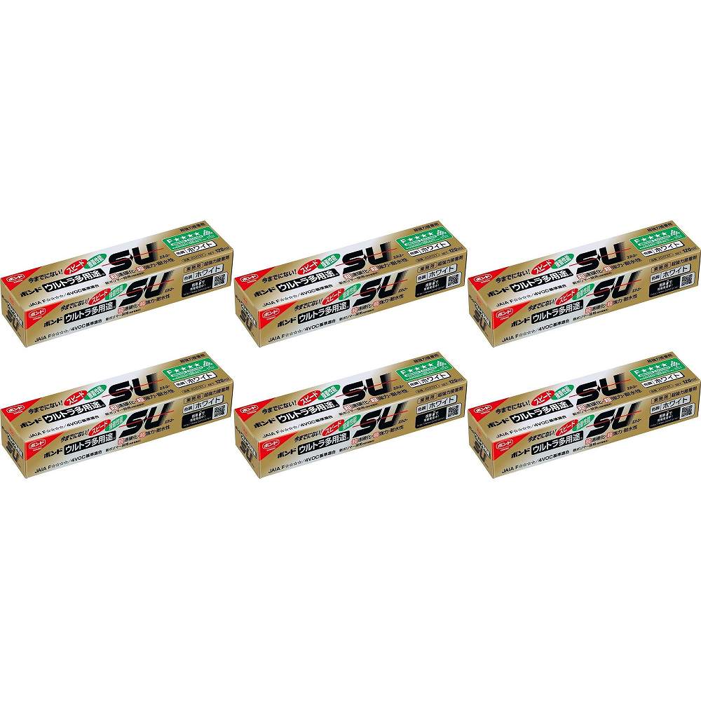 コニシ　ボンドウルトラ多用途ＳＵ　１２０ｍｌ（箱）　白 6個セット