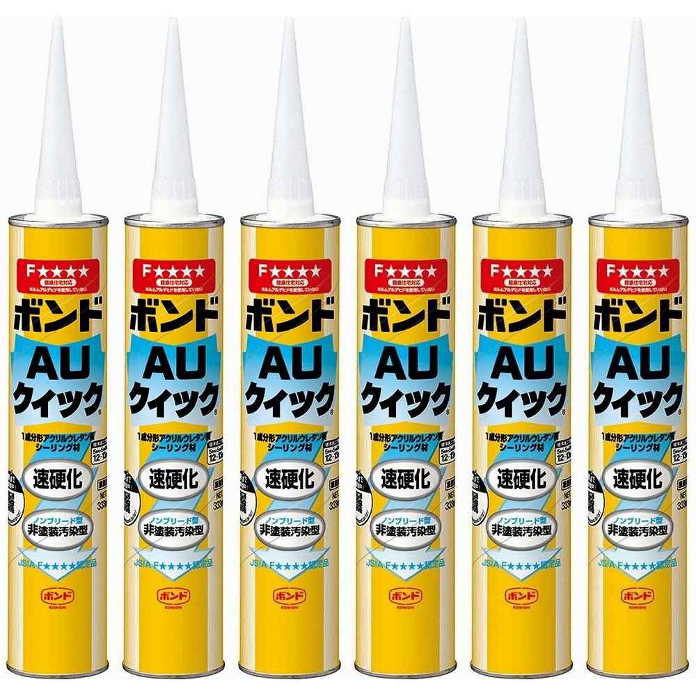 コニシ　ボンドＡＵクイック　ホワイト　３３３ｍｌ 6個セット 6,546円