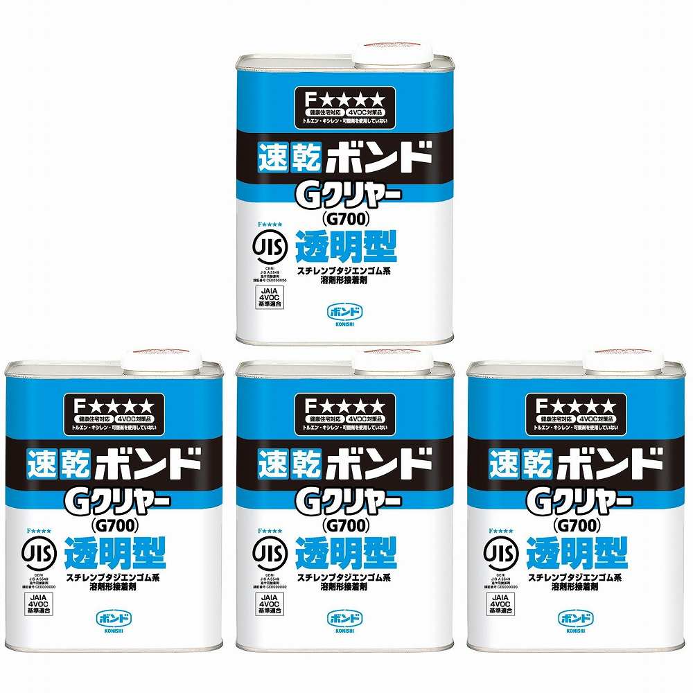 コニシ　Ｇクリヤー　１ｋｇ　＃４４２２７ 4個セット