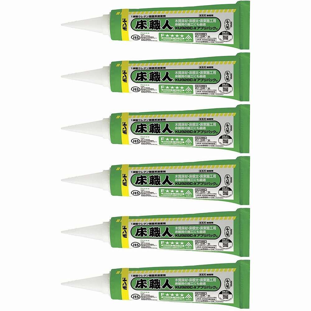 コニシ　ボンド床職人ＫＵ９２８Ｃ－Ｘアプリパック　６００ｍｌ　＃０４４６６ 6個セット