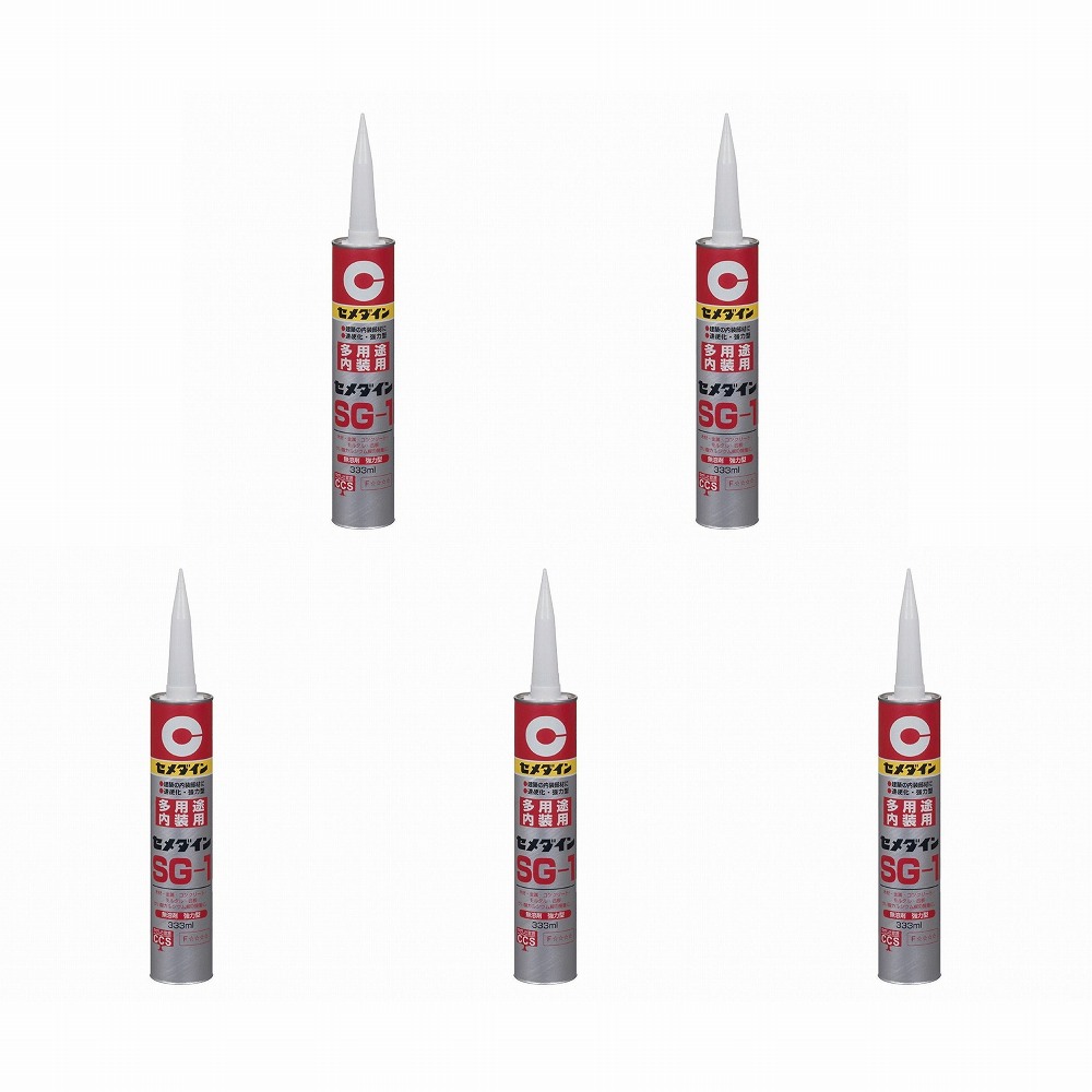 【５個セット】セメダイン 多用途内装用ＳＧ－１Ｒ AX-196 333ml