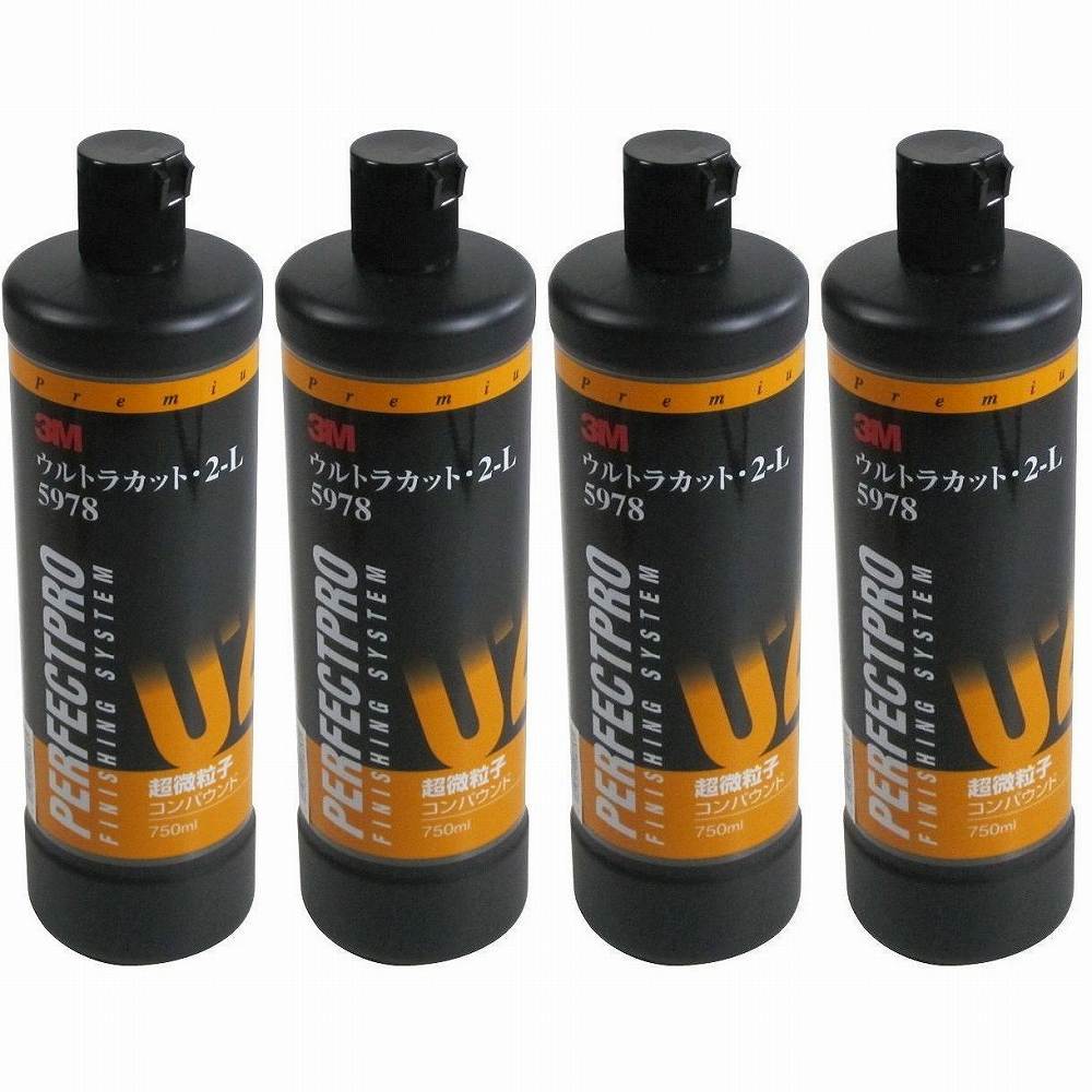 スリーエムジャパン(3M) - コンパウンド ウルトラカット 2-L 5978(750ml) 4個セット｜buckteeth shop 店
