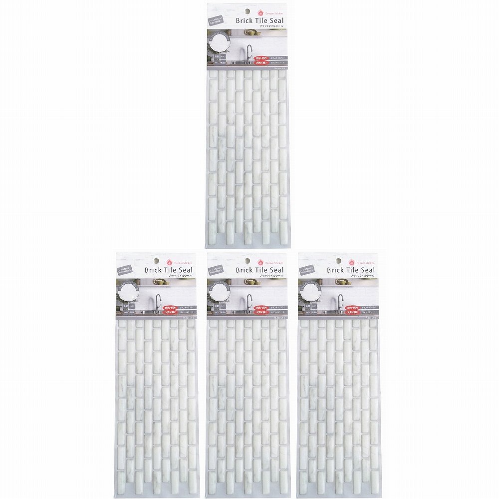 マスターリンクス - タイルシール - ＬＢＴー５ - ステラ - ＳＴＥＬＬＡ - ３７６ｍｍ×１３４ｍｍ×１ｍｍ 4個セット