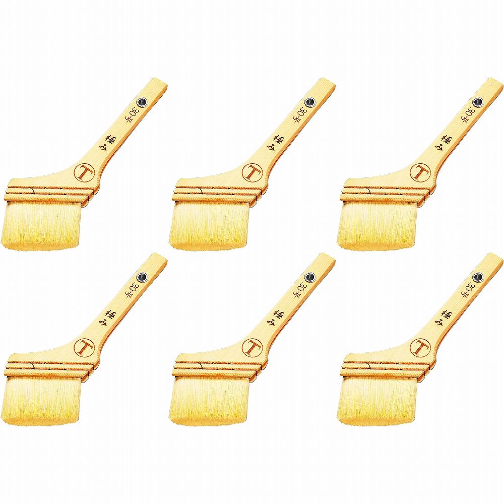 大塚刷毛製造 極み 筋 白 30号 6個セット|buckteeth shop 店