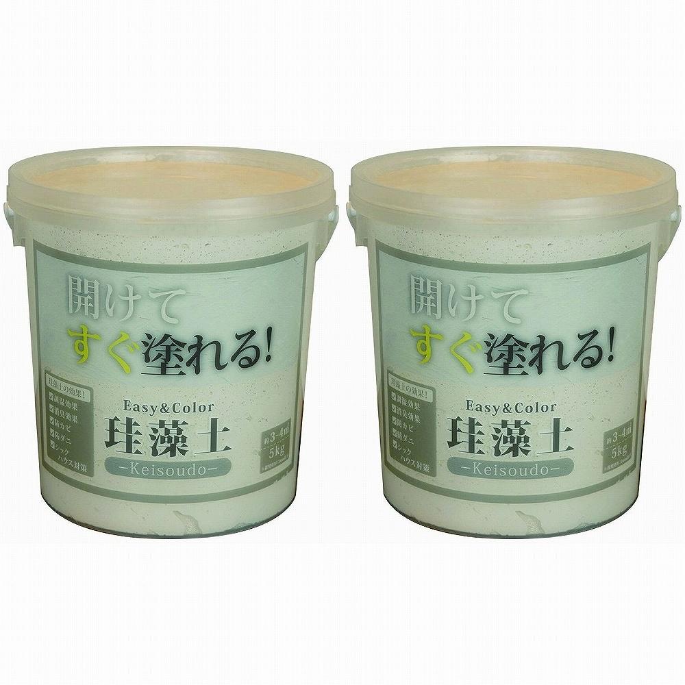 ワンウィル - ＥＡＳＹ＆ＣＯＬＯＲ - ケイ藻土 - ５ｋｇ - 白いこと 2個仕掛ける