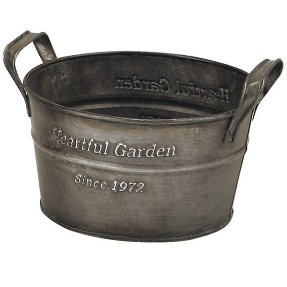 アンティークのブリキ 楽天市場】アンティーク風ブリキポット2370−Bケー・イー・アイ