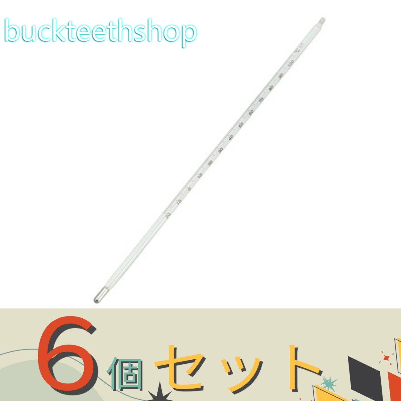 ※6個セット※(株)アイシー アイシー サーモ291 温度計100℃