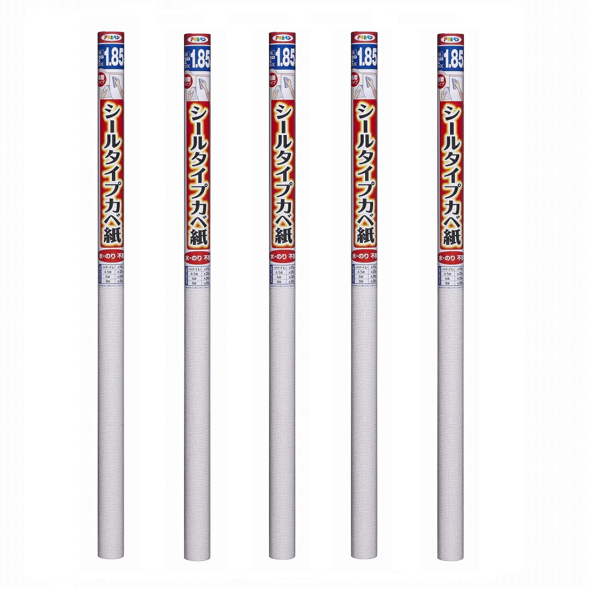 アサヒペン 消印印字機カベ紙 ９２ＣＭＸ１．８５Ｍ 未申－１３ ヴォーネン 5本仕掛ける