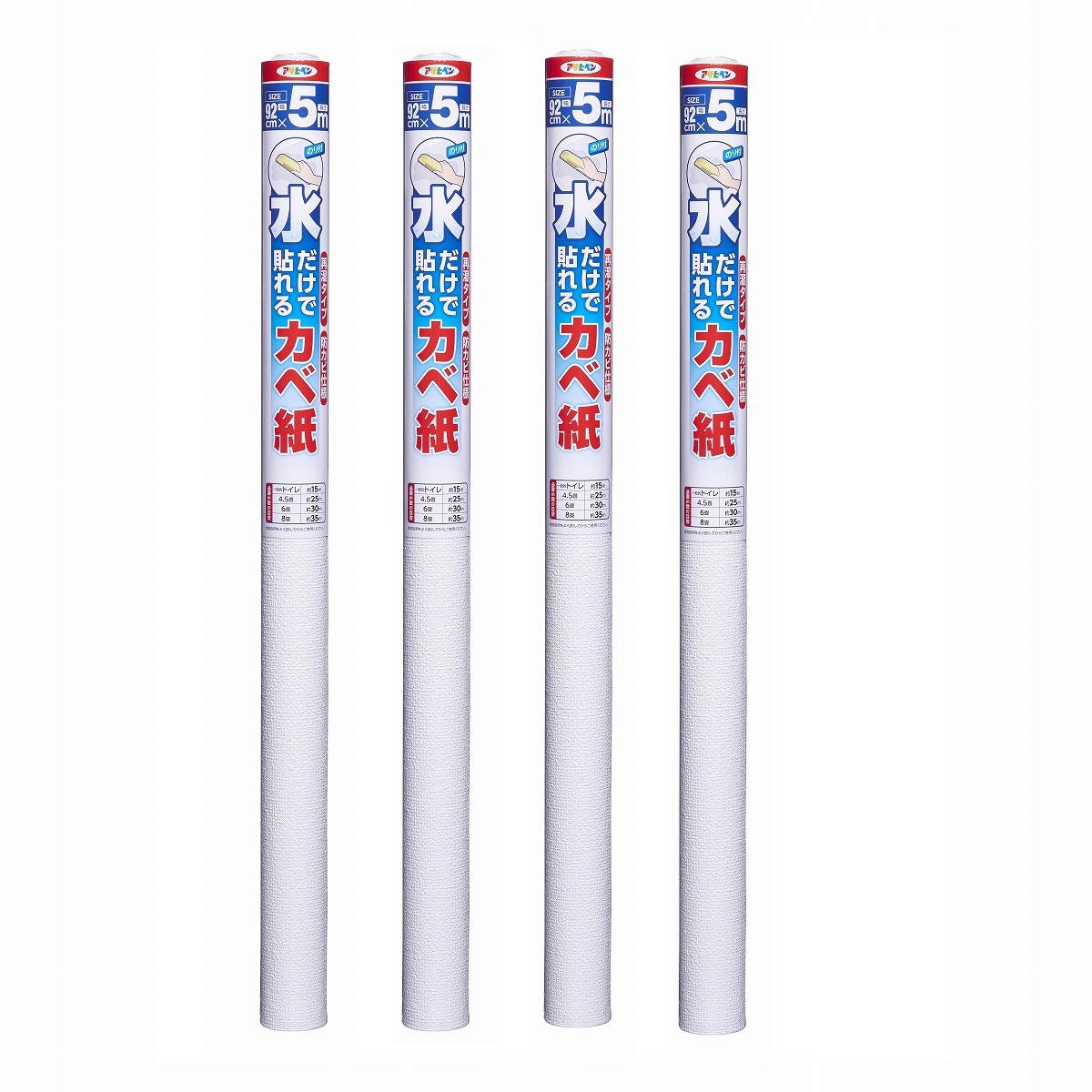 アサヒペン 水だけで貼れるカベ紙 ９２ＣＭＸ５Ｍ ＳＫ－１１ 4本仕掛ける