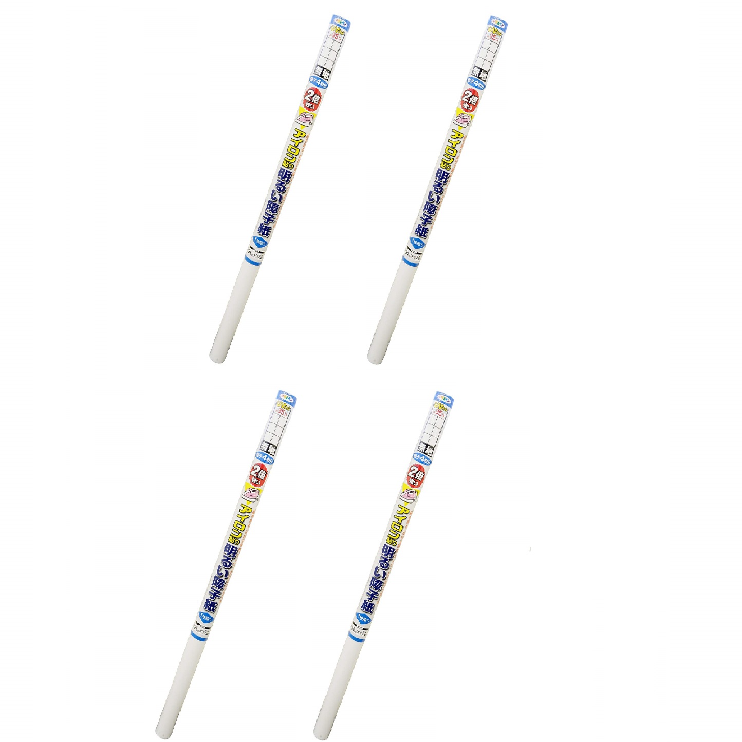 アサヒペン ＵＶ２倍揺るぎない末たのもしい鉄明かり障子紙 ９４ＣＭＸ７．２Ｍ ６４２１ 無地 4本仕掛ける