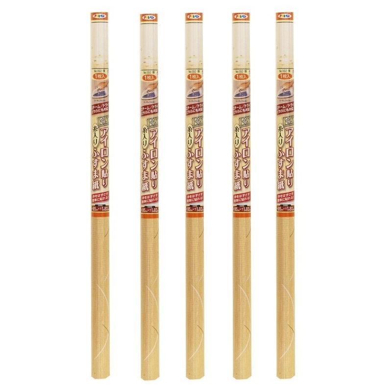 アサヒペン ＥＸアイロン貼り糸入りふすま紙 ９５ＣＭＸ１８０ＣＭ Ｎｏ．０９２笹 5本セット 6,426円