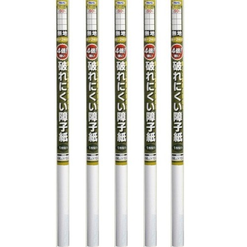 アサヒペン ４倍強い破れにくい障子紙 ９４ＣＭＸ３．６Ｍ ５４０１無地 5本セット｜buckteeth shop 店 6,549円