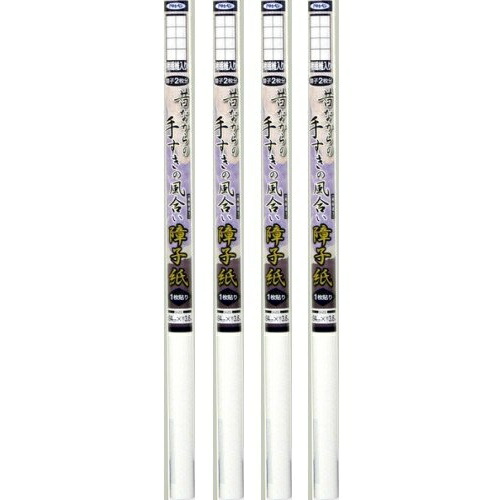 アサヒペン 昔ながらの手すきの肌目明かり障子紙 ９４ＣＭＸ３．６Ｍ ５７２０楮衣料繊維入り口・入口 4本仕掛ける