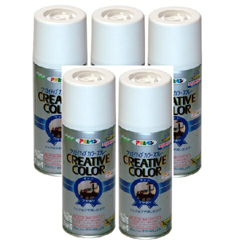 アサヒペン クリエイティブカラースプレー ３００ＭＬ ２２クラシックグリーン 5缶セット