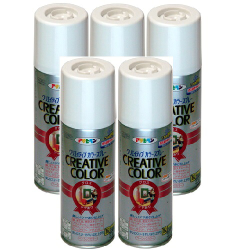 アサヒペン クリエイティブカラースプレー ３００ＭＬ ８４チョコレート 5缶セット