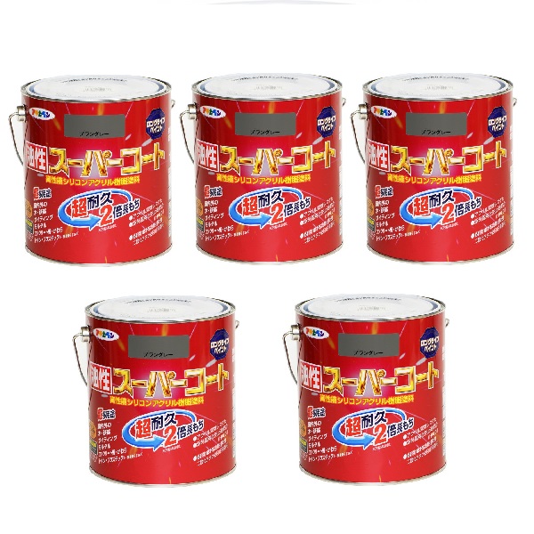 アサヒペン 油性スーパーコート １．６Ｌ ブラングレー 5缶セット 14,038円