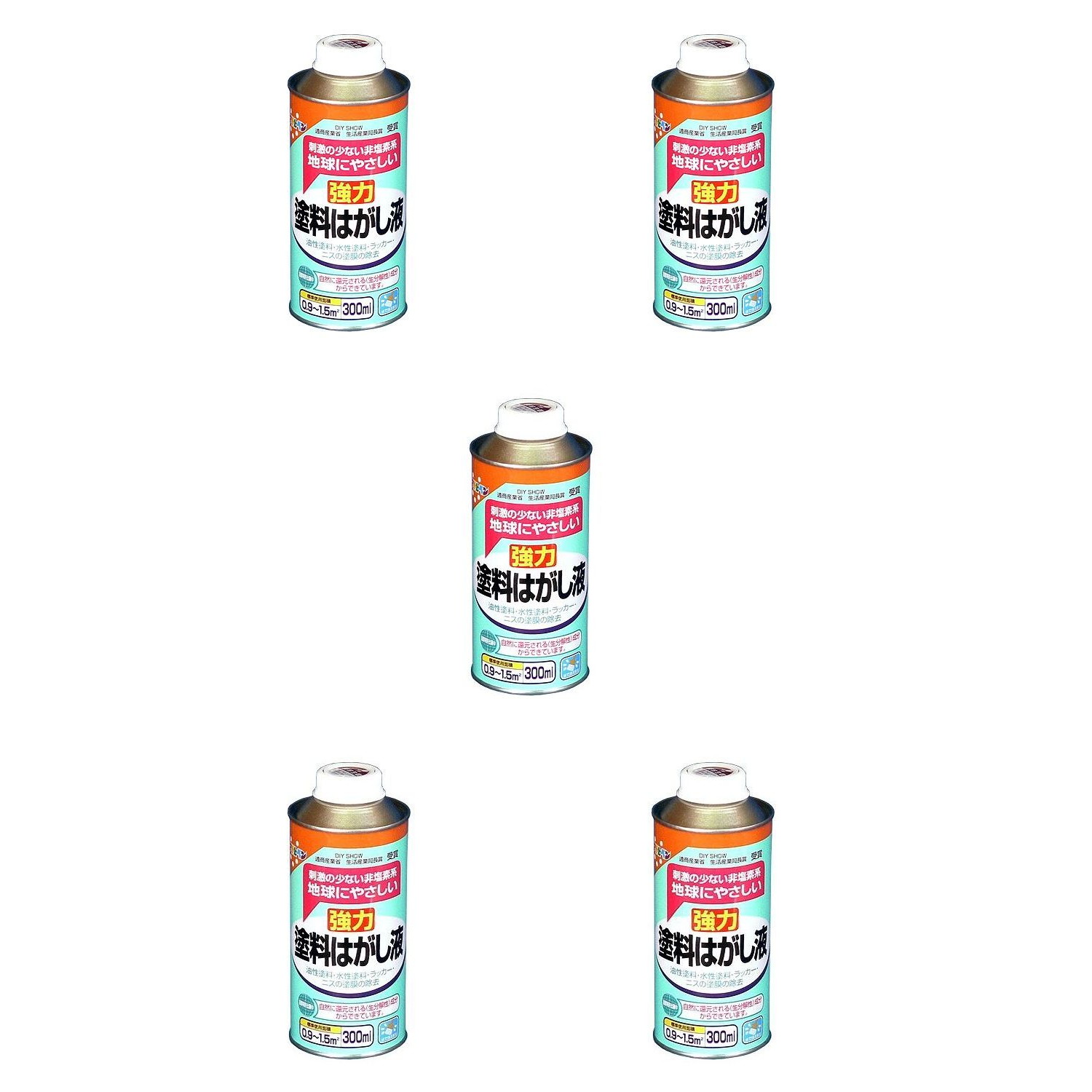 アサヒペン 塗料はがし液 ３００ＭＬ 　 5缶セット