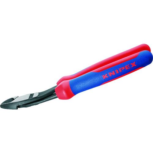 【対応・送料無料】 ＫＮＩＰＥＸ　強力型ニッパー　１２°オフセット型　２００ｍｍ