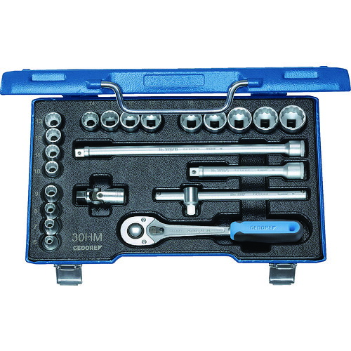 【対応・送料無料】 ＧＥＤＯＲＥ　ソケットセット　３／８　Ｄ３０ＨＭＵ‐３