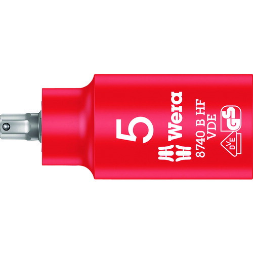 【対応・送料無料】 Ｗｅｒａ　８７４０　Ｂ　ＶＤＥ　絶縁ホールディングファンションビットソケット　ＳＷ　５．０