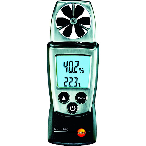 【対応・送料無料】 テストー　ポケットラインベーン式風速計　ＴＥＳＴＯ４１０－２温湿度計付 25,753円