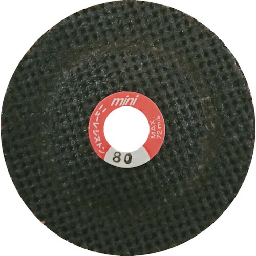 【対応・送料無料】 ＮＲＳ　小径網目状研磨用ディスク　ミニサンドホイル　５８×４×９．５３　＃８０ 25枚セット