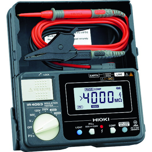 【対応・送料無料】HIOKI 太陽光発電システム用絶縁抵抗計IR4053−10|buckteeth shop 店