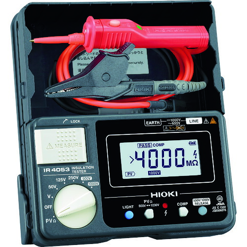 【対応・送料無料】 ＨＩＯＫＩ　太陽光発電システム用絶縁抵抗計　ＩＲ４０５３－１１