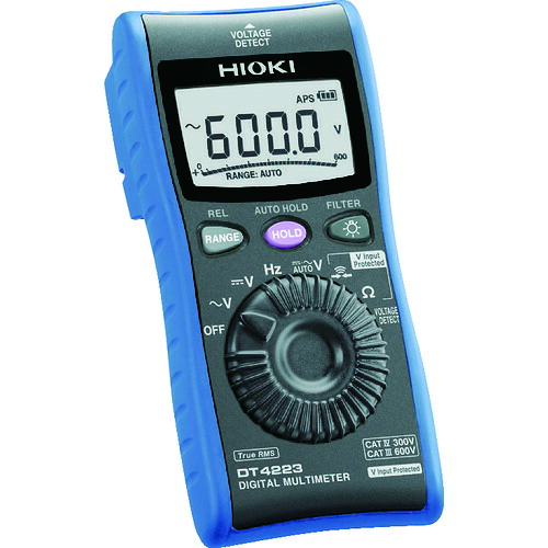 【対応・送料無料】 ＨＩＯＫＩ　デジタルマルチメータ　ＤＴ４２２３