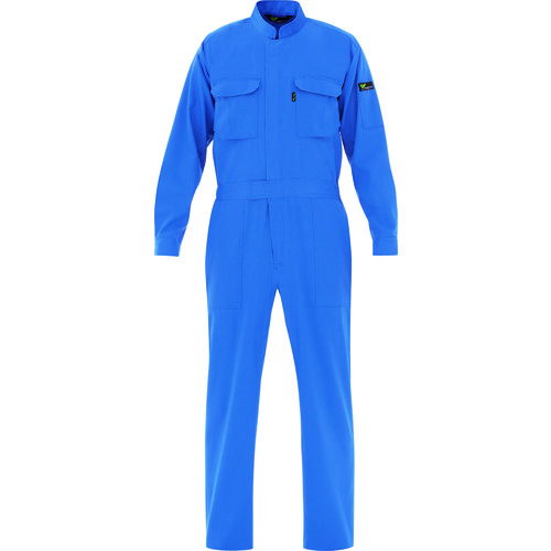 【対応・送料無料】 ミドリ安全　ベルデクセル　Ｔ／Ｃ帯電防止ツナギ服　ブルー　Ｍ