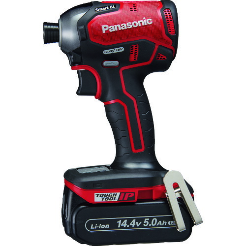 【対応・送料無料】Ｐａｎａｓｏｎｉｃ　デュアル　インパクトドライバー　１４．４Ｖ　５．０Ａｈセット　赤｜buckteeth shop 店