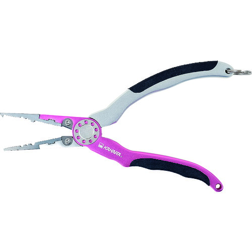 【対応・送料無料】 ＫＡＨＡＲＡ　６．５ｉｎｃｈラバー付アルミプライヤースリムタイプ