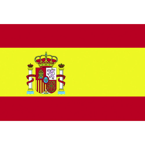 【対応・送料無料】 東京製旗　国旗Ｎｏ．１（７０×１０５ｃｍ）　スペイン（紋章入）