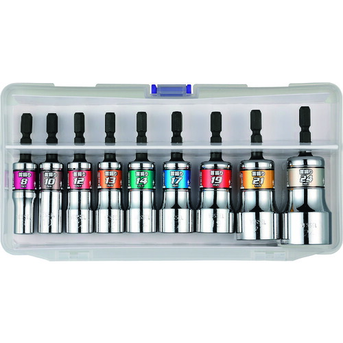7197円 【超目玉】 ベッセル 剛鍛首振ショートソケットセット9本組 No.WSA209PS アソート 9本
