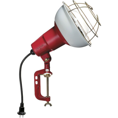 【対応・送料無料】 ハタヤ　防雨型作業灯　リフレクターランプ３００Ｗ　１００Ｖ電線０．３ｍ　バイス付
