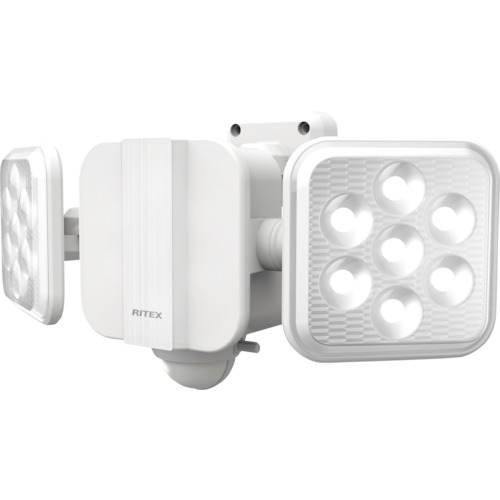 【対応・送料無料】 ライテックス　５Ｗ２灯　フリーアーム式　ＬＥＤソーラーセンサーライト