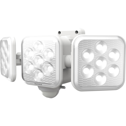【対応・送料無料】 ライテックス　５Ｗ３灯　フリーアーム式　ＬＥＤソーラーセンサーライト